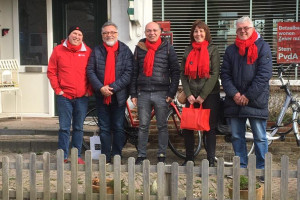 De eerste 5 PvdA’ers op campagne in Beverwijk